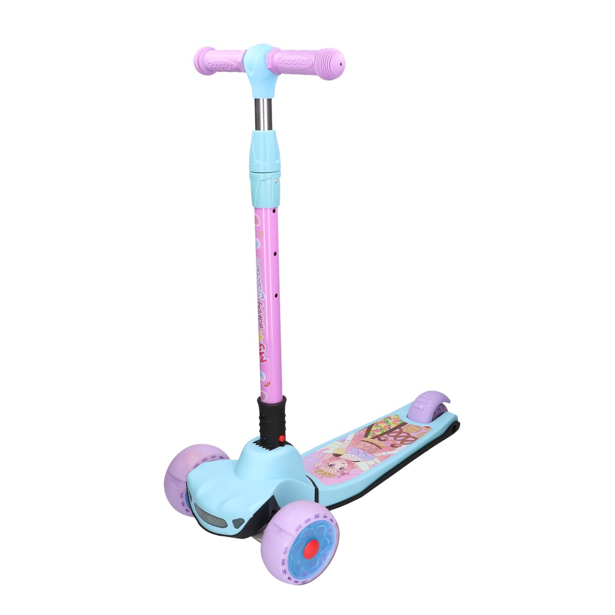 cps-2cd39edb8623f2de0d9a8150ad0b05b8-2025-12-05-12-31-31 Extralink Kids Scooter Dumbo Cruiser Pink - imagine 1