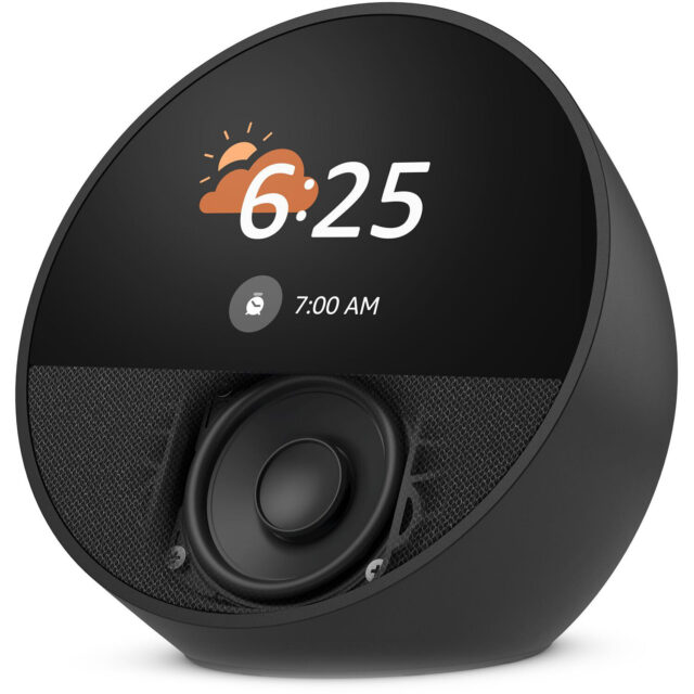 Amazon Echo Spot 2024 Black | Smart Speaker | Alexa - imagine 7