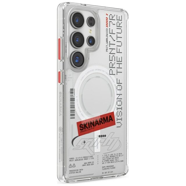 Case Skinarma Orion MagSafe for Samsung   Galaxy S25 Ultra transparent - imagine 2