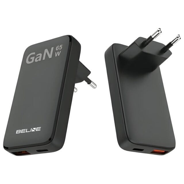 Beline Charger 1x USB-C + 1x USB 65W black (only head) PD 3.0 + QC 3.0 BLN2CW65 - imagine 4