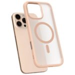 Spigen Ultra Hybrid Mag Case for iPhone 16 Pro Max MagSafe Pink/Frost Rose - imagine 8