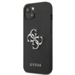 Guess GUHCP13MSA4GSBK iPhone 13 6,1" black hardcase Saffiano 4G Metal Logo - imagine 2