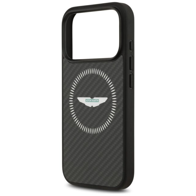Case Aston Martin HC Kevlar Counter      Design MagSafe for iPhone 17 Pro black - imagine 6