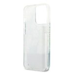 Guess GUHCP13XLFLSN iPhone 13 Pro Max 6,7" green hardcase Flower Liquid Glitter - imagine 7