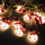 Lampki choinkowe - bałwanki10 szt. / 165 cm - imagine 8