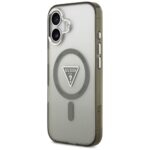 Guess IML Gradient Triangle Logo MagSafe case for iPhone 17 khaki - imagine 2