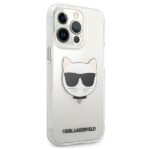Karl Lagerfeld KLHCP13XCTR iPhone 13 Pro Max 6,7" hardcase transparent Choupette Head - imagine 4