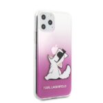 Karl Lagerfeld KLHCN58CFNRCPI iPhone 11 Pro hardcase pink Choupette Fun - imagine 5