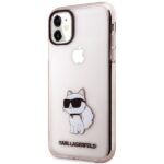 Karl Lagerfeld KLHCN61HNCHTCP iPhone 11/ Xr 6,1" pink hardcase Ikonik Choupette - imagine 2