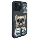 Nimmy case iPhone 15 6.1" black Cool&Cute 2.0 Dog - imagine 2