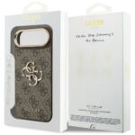 Case Guess 4G Big 4G Classic Logo for iPhone 17 Air brown gold - imagine 8