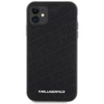 Karl Lagerfeld KLHCN61PQKPMK iPhone 11 /Xr 6.1" black hardcase Quilted K Pattern - imagine 3