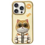 Nimmy case iPhone 16 Pro 6.3" khaki Cool&Cute 2.0 Cat