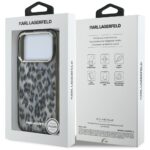 Karl Lagerfeld IML Leopard Pattern MagSafe Case for iPhone 17 Pro Black - imagine 7