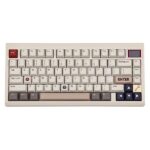 Mechanical keyboard Epomaker TH80 Pro V2 Wisteria Linear Switch white