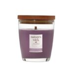 WoodWick Nature's Wick Lavender & Oat Milk Medium | Scented candle | 1 wooden wick, 284g