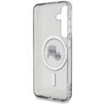 Case Karl Lagerfeld Button Karl & Choupette Heads Printed Logo MagSafe for Samsung Galaxy S25+ black - imagine 7