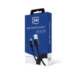 3MK Hyper Cable USB-A - Micro USB1.2m 5V 2,4A Black cable - imagine 9