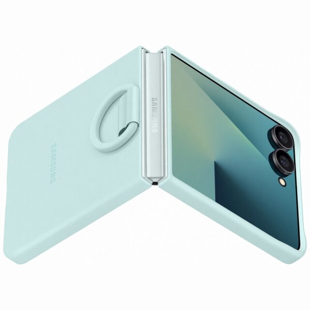 Case Samsung Ring Case for Galaxy Z Flip7 mint - imagine 5