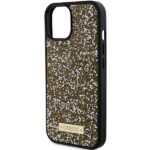 Guess GUHCP15SPFGSBSD iPhone 15 / 14 / 13 6.1" yellow hardcase Rhinestone Metal Logo - imagine 6