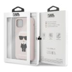 Karl Lagerfeld KLHCN61SLFKPI iPhone 11 6,1" / Xr hardcase light pink Silicone Iconic - imagine 7