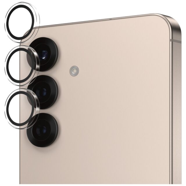 Tempered Glass for Lens PanzerGlass Hoops Lens Protector for Samsung Galaxy S25 transparent - imagine 2