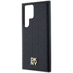 DKNY DKHMS24LPSHRPSK S24 Ultra S928 black hardcase Leather Pattern Metal Logo MagSafe - imagine 6