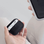 UNIQ Valencia Case AirPods Pro midnight black Antimicrobial - imagine 6