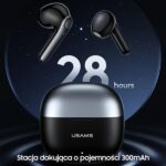 USAMS Bluetooth 5.1 TWS XH Series dual mic wireless earphones blue BHUXH03 - imagine 8