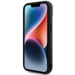 Guess GUHCP15SPSQSQSK iPhone 15 / 14 / 13 6.1" black hardcase Quilted Metal Logo - imagine 5