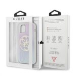 Guess GUHCP12LPCUGLBPG iPhone 12 Pro Max blue hard case Glitter Gradient 4G Circle Logo - imagine 8