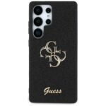 Case Guess Fixed Glitter Big 4G Metal Logo to Samsung Galaxy S25 Ultra black - imagine 3