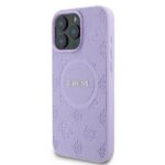 Guess GUHMP16LPSAPSMEU iPhone 16 Pro 6.3" purple hardcase Saffiano Peony Classic Logo MagSa - imagine 2