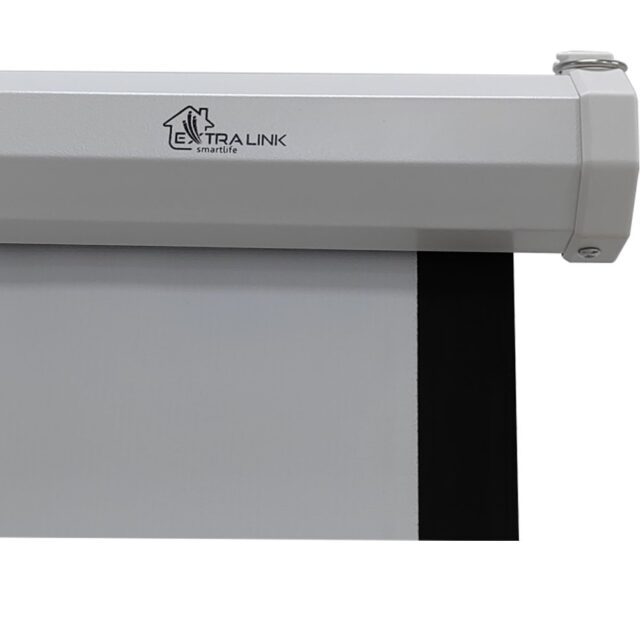 Extralink Projection Screen 100", 16:9, 220x125cm, PVC, semi-automatic rolling - imagine 5