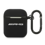 AMG AMA2RBK AirPods cover black Silicone with Big Logo