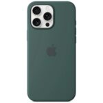 Case Apple Silicone Case MYYR3ZM/A MagSafe for iPhone 16 Pro Lake Green - imagine 3
