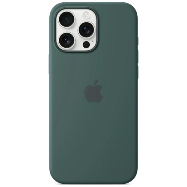 Case Apple Silicone Case MYYR3ZM/A MagSafe for iPhone 16 Pro Lake Green - imagine 3