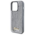 Guess GUHCP14XPSFDGSS iPhone 14 Pro Max 6.7" silver hardcase Sequin Script Metal - imagine 6