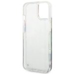 Guess GUHCP14SLFLSB iPhone 14 / 15 / 13 6.1" blue hardcase Flower Liquid Glitter - imagine 7