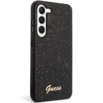 Guess GUHCS23MHGGSHK S23+ S916 black hard case Glitter Script - imagine 3