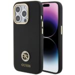 Guess GUHCP15XM4DGPK iPhone 15 Pro Max 6.7" black hardcase Silicone Logo Strass 4G