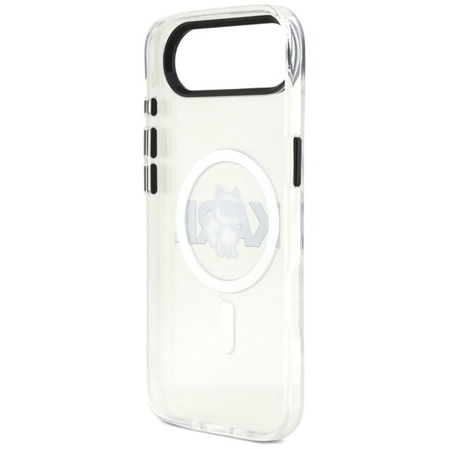 Karl Lagerfeld IML Choupette Sketch Logo MagSafe Case for iPhone Air Clear - imagine 7