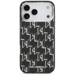 Karl Lagerfeld IML KL Monogram MagSafe Case for iPhone 17 Pro Max Black - imagine 3