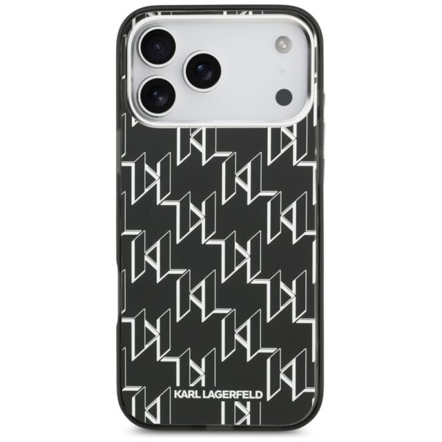 Karl Lagerfeld IML KL Monogram MagSafe Case for iPhone 17 Pro Max Black - imagine 3
