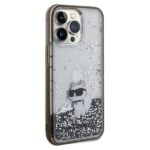 Karl Lagerfeld KLHCP13LLKCNSK iPhone 13 Pro / 13 6.1" transparent hardcase Liquid Glitter Choupette - imagine 4
