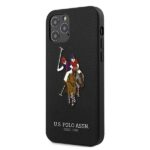 US Polo USHCP12MPUGFLBK iPhone 12/12 Pro 6,1" black Polo Embroidery Collection - imagine 2