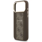 Case Guess 4G Stripe MagSafe for iPhone 17 Pro Max brown - imagine 6