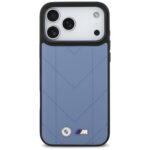 Case BMW M Quilted Logo MagSafe for  iPhone 17 Pro Max blue - imagine 3