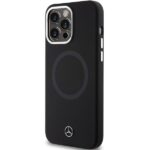 Mercedes MEHMP15X23SCMK iPhone 15 Pro Max 6.7" Black Hardcase Silicone Bicolor MagSafe - imagine 2