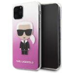 Karl Lagerfeld KLHCN58TRDFKPI iPhone 11Pro pink Gradient Ikonik Karl